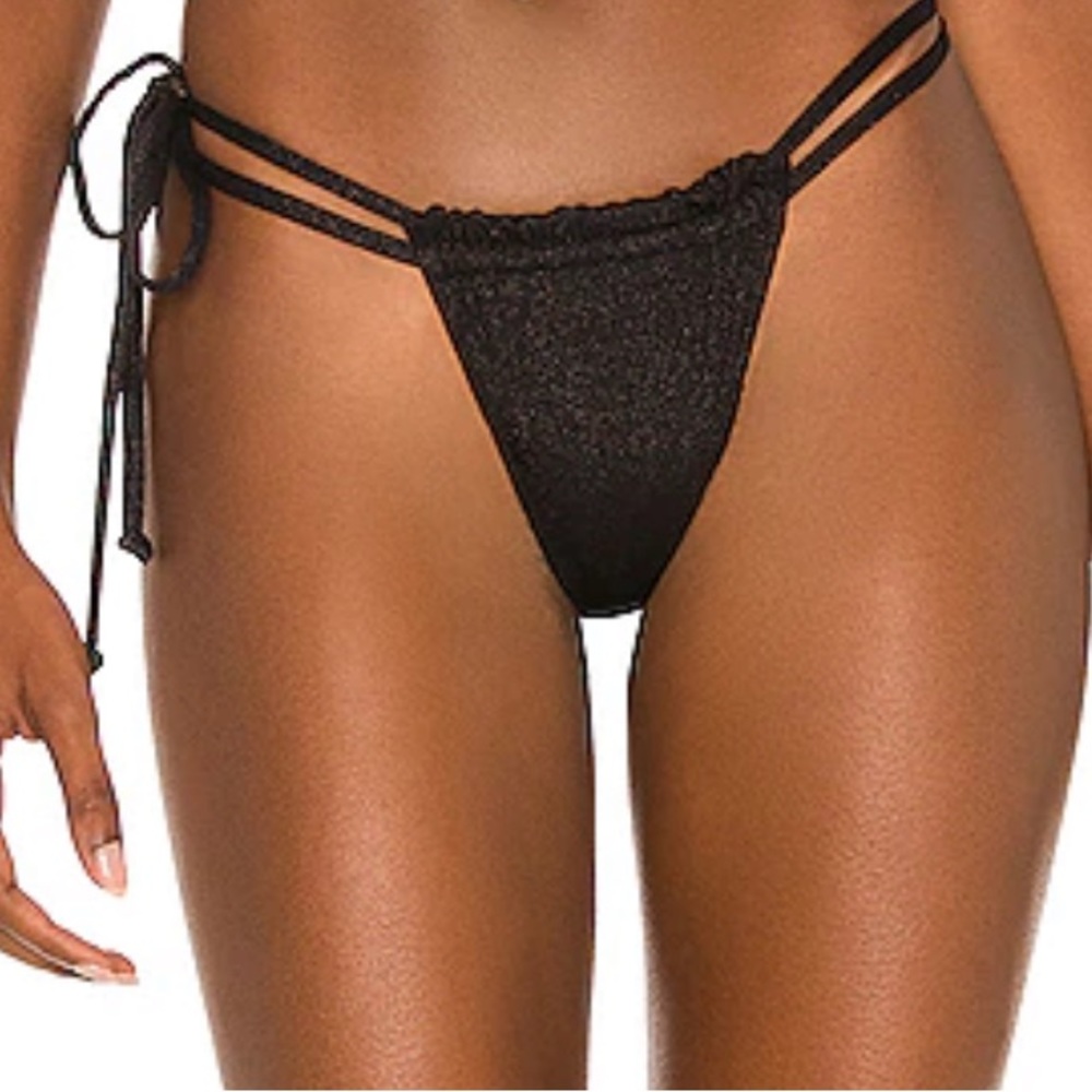 Misha Bikini Bottom in Black-onia- sz L